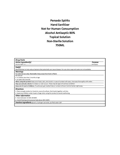 Alcohol Antiseptic 80% Topical Solution (Hand Sanitizer Labeling Info 2)